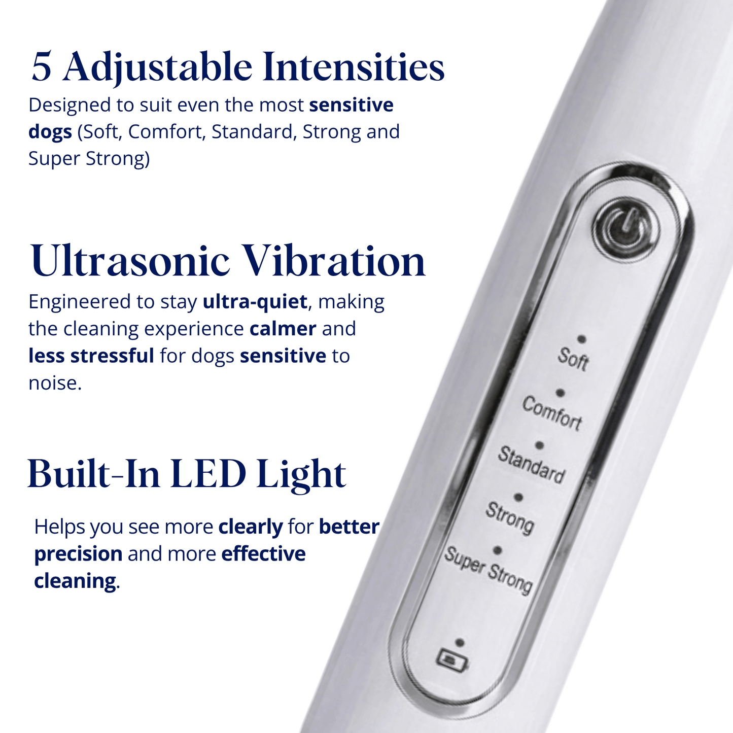 Canivet Kit - Silent Ultrasonic Plaque & Tartar Remover for dogs